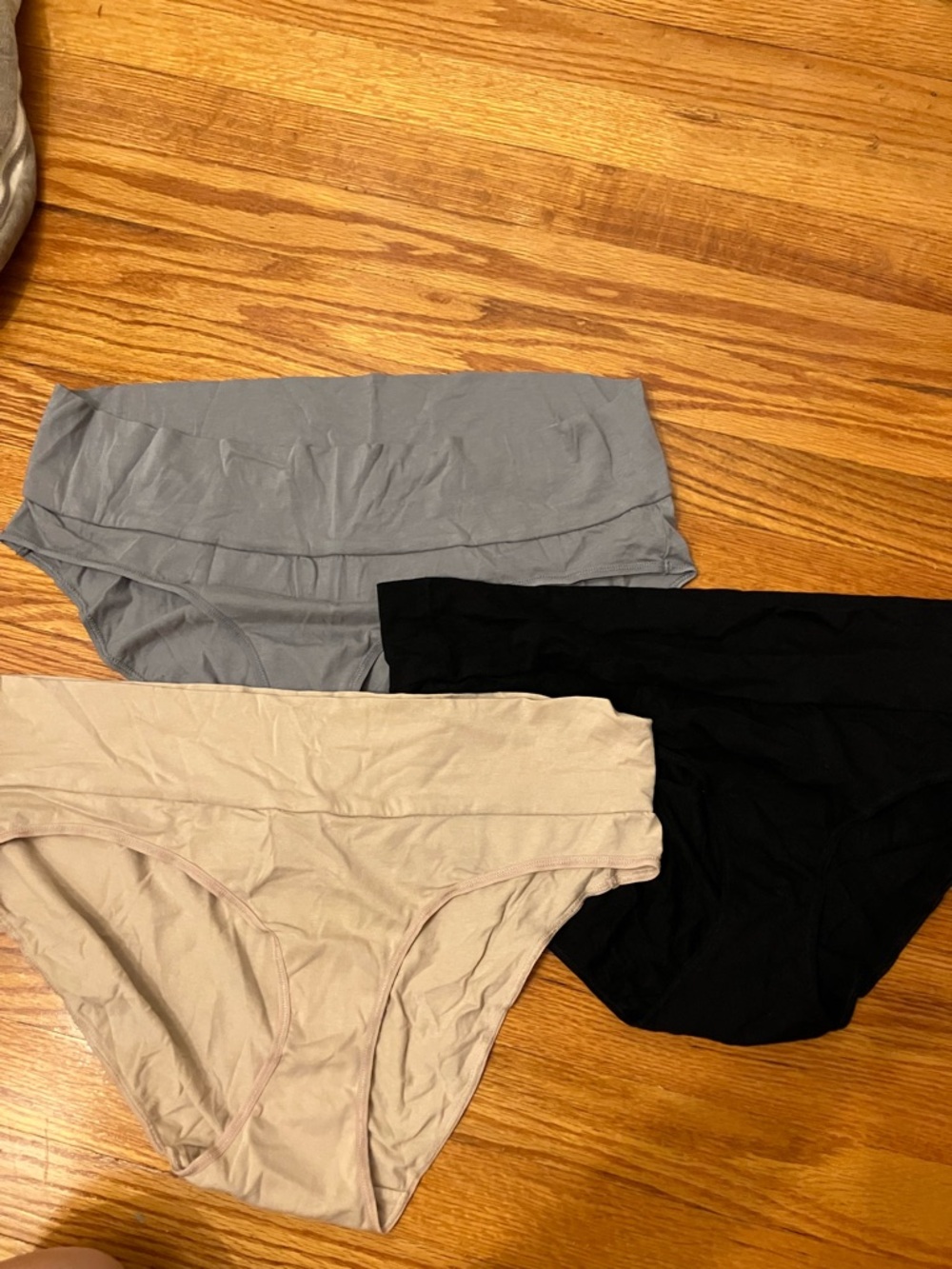Motherhood Maternity ' Briefs 3-Pack in Black, Gray, and Cream
